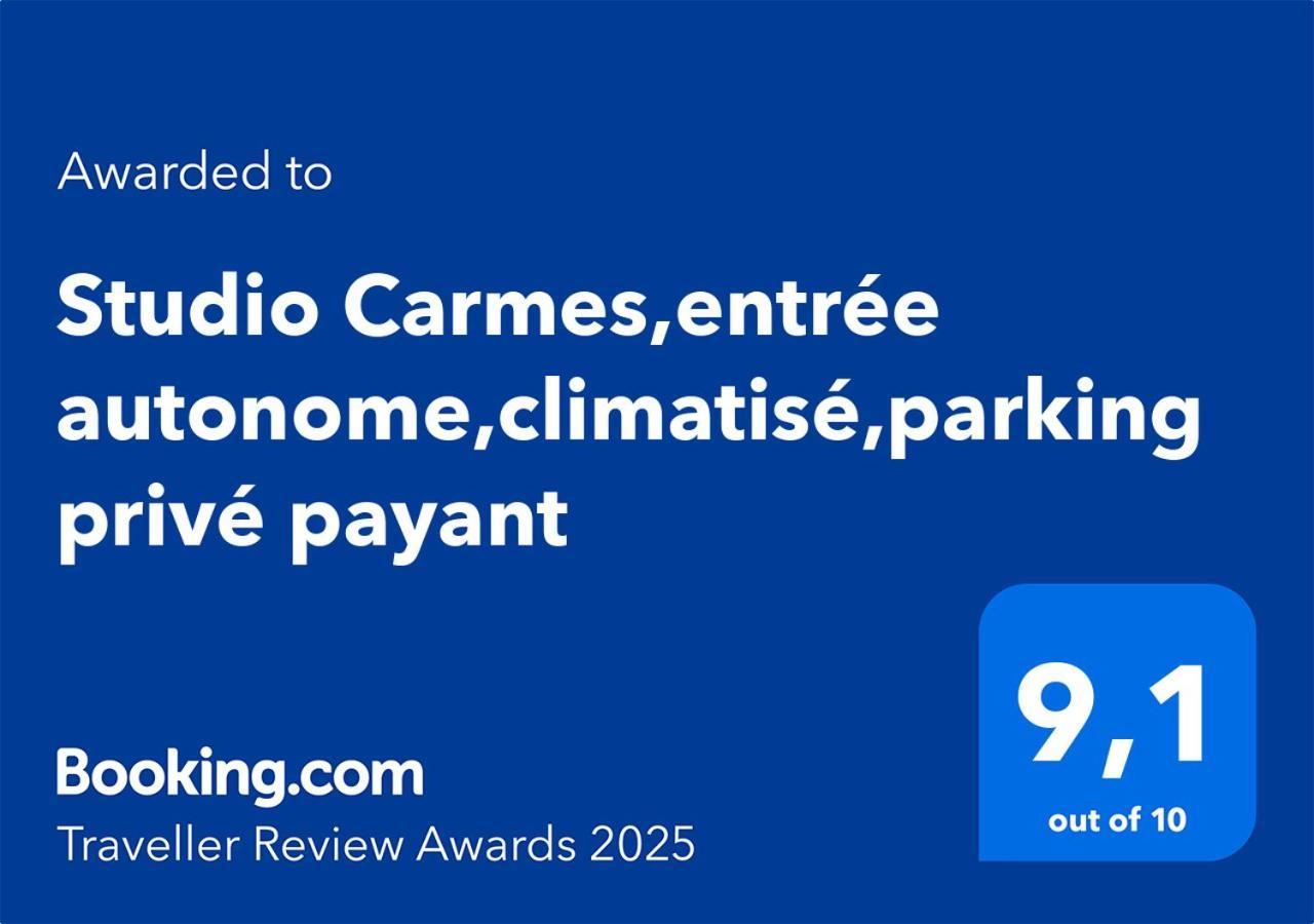 شقة Meuble Tourisme Carmes 2 Etoiles, Entree Autonome,Wifi, Climatise, Petit Parking Prive تولوز المظهر الخارجي الصورة